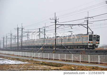 Tohoku Main Line Higashiwashimiya-Kurihashi JR East 211 series A-28 train (Takasaki) 113583870