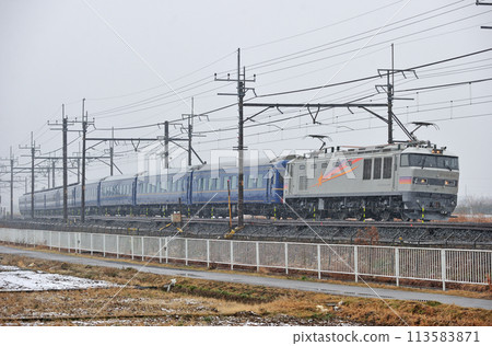 Tohoku Main Line Higashiwashimiya-Kurihashi JR East EF510-510 (Tabata) + 24 series + 12 series 113583871