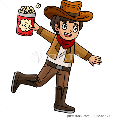 Circus in a Cowboy Outfit Cartoon Colored Clipart Circus in a Cowboy Outfit Cartoon Colored Clipart 113584475