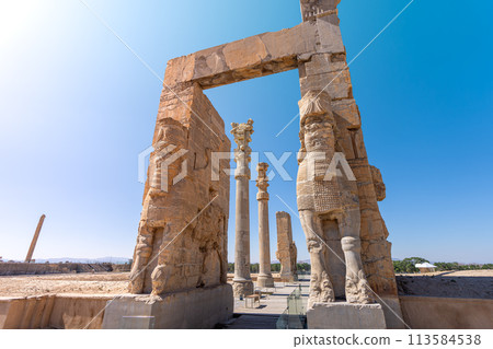 Majestic Lamassu Guardians at The Gate of Nations, Persepolis. Majestic Lamassu Guardians at The Gate of Nations, Persepolis. 113584538