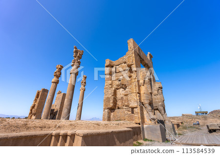 Majestic Lamassu Guardians at The Gate of Nations, Persepolis. Majestic Lamassu Guardians at The Gate of Nations, Persepolis. 113584539