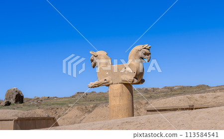 Homa, the Mythical Bird of Prosperity at Persepolis. Homa, the Mythical Bird of Prosperity at Persepolis. 113584541