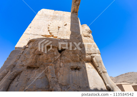 Majestic Lamassu Guardians at The Gate of Nations, Persepolis. Majestic Lamassu Guardians at The Gate of Nations, Persepolis. 113584542