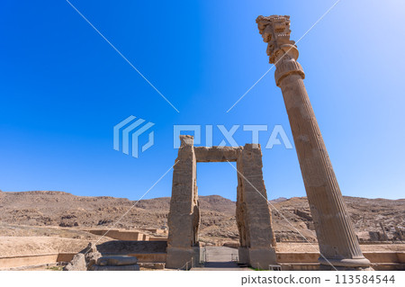 Majestic Lamassu Guardians at The Gate of Nations, Persepolis. Majestic Lamassu Guardians at The Gate of Nations, Persepolis. 113584544