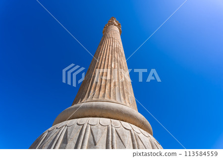 Majestic Column of Persepolis, UNESCO World Heritage Site. Majestic Column of Persepolis, UNESCO World Heritage Site. 113584559