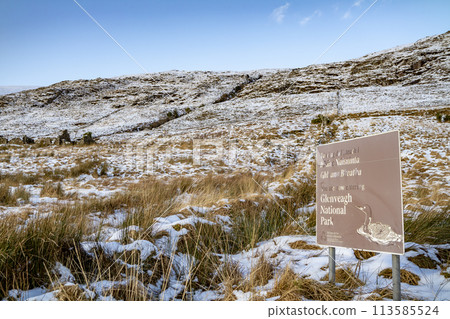 Glenveagh National Park covered in snow, County Donegal - Ireland Glenveagh National Park covered in snow, County Donegal - Ireland 113585524