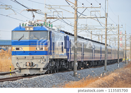 Tohoku Main Line, Kurihashi-Higashiwashimiya, JR East, EF510-514 (Tabata) + 12 series + 24 series 113585700