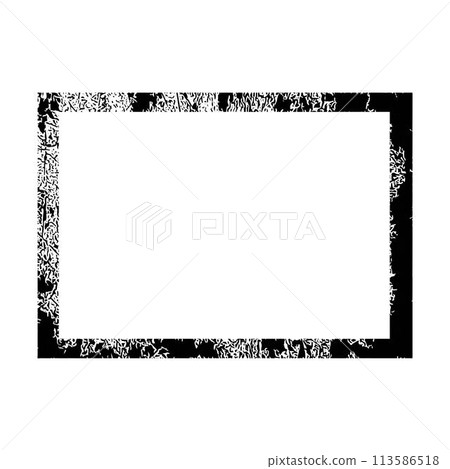 Frame border grunge shape icon, rectangle decorative doodle element for design in vector illustration Frame border grunge shape icon, rectangle decorative doodle element for design in vector illustration 113586518