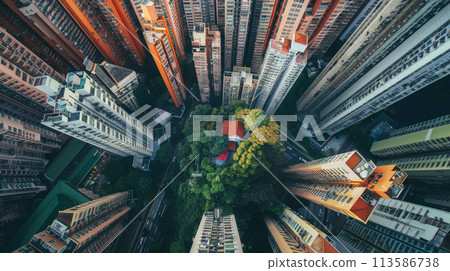 Urban Oasis: Serenity Amidst the Skyline. Generative AI Urban Oasis: Serenity Amidst the Skyline. Generative AI 113586738