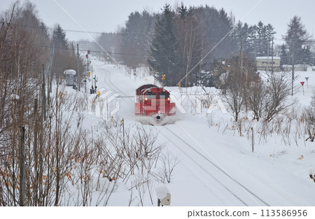 Soya Main Line Ranru-Shiokari JR Hokkaido DE15-2521 (Asahikawa) 113586956