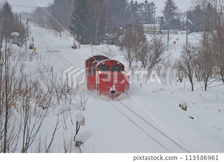Soya Main Line Ranru-Shiokari JR Hokkaido DE15-2521 (Asahikawa) 113586961