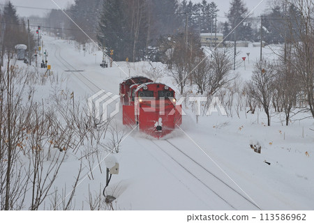 Soya Main Line Ranru-Shiokari JR Hokkaido DE15-2521 (Asahikawa) 113586962
