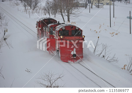 Soya Main Line Ranru-Shiokari JR Hokkaido DE15-2521 (Asahikawa) 113586977
