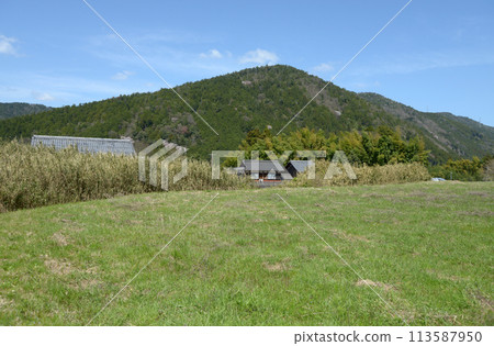 春天的京都大原,田園風光,京都市左京區 春天的京都大原,田園風光,京都市左京區 113587950