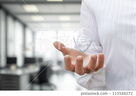 Financial preservation and protection concept. Financial preservation and protection concept. 113588272