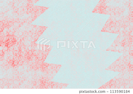 A soft and gentle picture of jagged and dotted Japanese paper texture. Red A soft and gentle picture of jagged and dotted Japanese paper texture. Red 113590184
