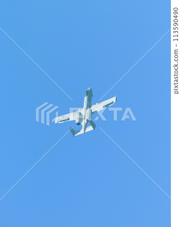 US Air Force A-10A Thunderbolt II attack aircraft ascending 113590490