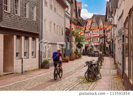 Marburg Cobblestone Street, Germany Marburg Cobblestone Street, Germany 113591854