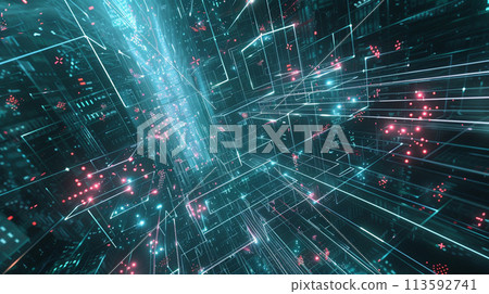 Virtual network space image 113592741