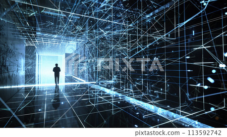 Virtual network space image 113592742