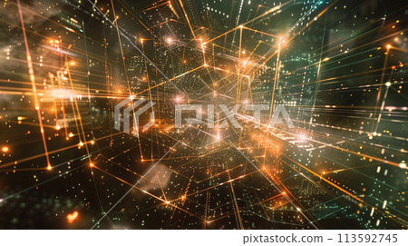 Virtual network space image Virtual network space image 113592745