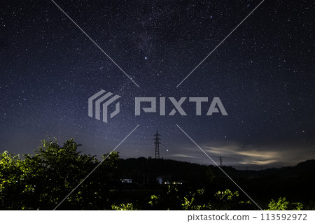 夏日星空,天鵝座沉沒 夏日星空,天鵝座沉沒 113592972