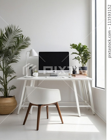 Room based on white Room based on white 113593152