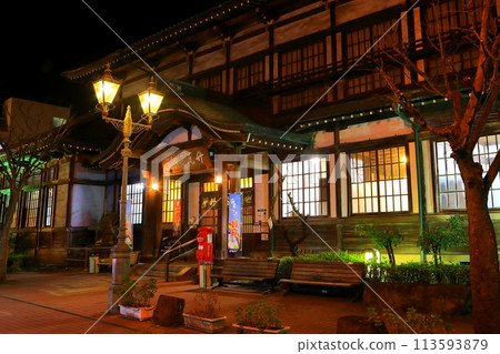 竹瓦溫泉的夜晚(別府市) 竹瓦溫泉的夜晚(別府市) 113593879