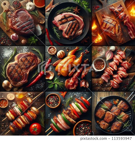 Delicious meat Delicious meat 113593947