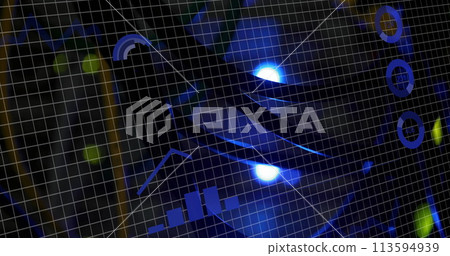 Image of data processing over computer server 113594939