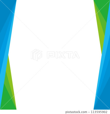 幾何圖案框架空白 113595902