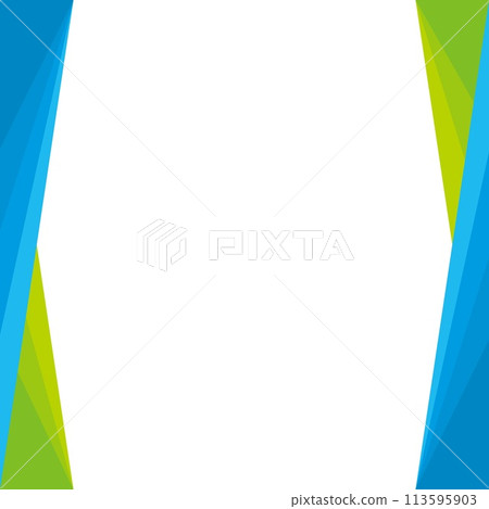 幾何圖案框架空白 113595903