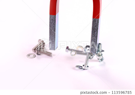 U-shaped magnet, bolt and nut U-shaped magnet, bolt and nut 113596785