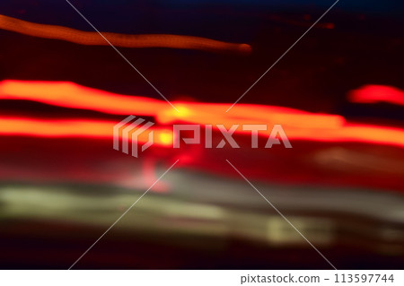 abstract light of car on road with accident in the night, blurred background abstract light of car on road with accident in the night, blurred background 113597744