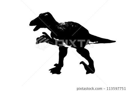 black dinosaur silhouette isolated on white background, model of dinosaurs toys black dinosaur silhouette isolated on white background, model of dinosaurs toys 113597751