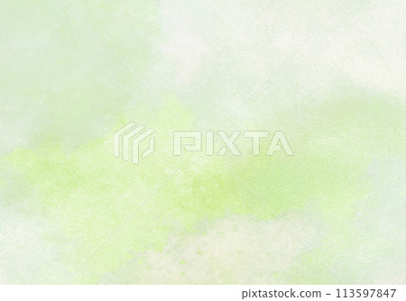 Watercolor blurred green texture 113597847