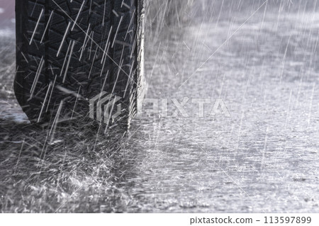 Image of rainy season and heavy rain 113597899