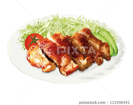 照燒雞（配沙拉） 113598341