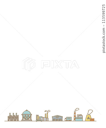 Industrial area, industry, business background Industrial area, industry, business background 113599725