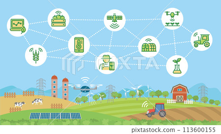 智慧農業利用技術進行生產管理（全高清16:9尺寸） 113600155