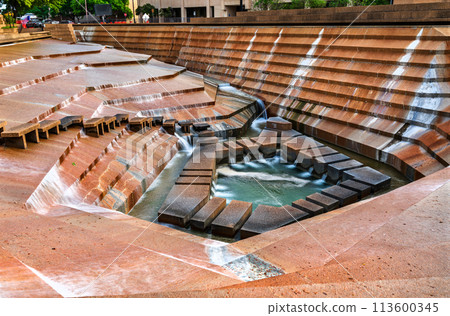 Water Gardens Fountain in Fort Worth - Texas, United States 113600345