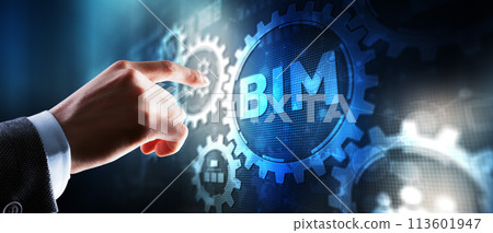BIM. Building Information Model. Updated construction and design model 113601947