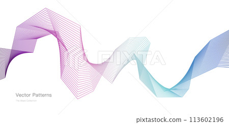 Curved gradient abstract background design Curved gradient abstract background design 113602196