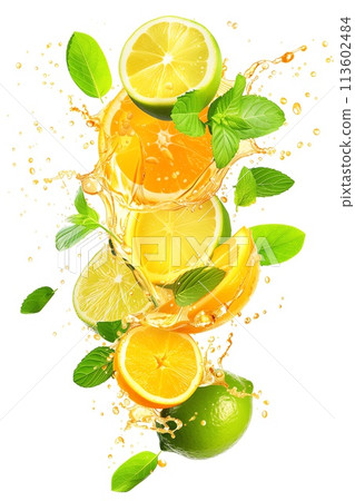 refreshing citrus 113602484