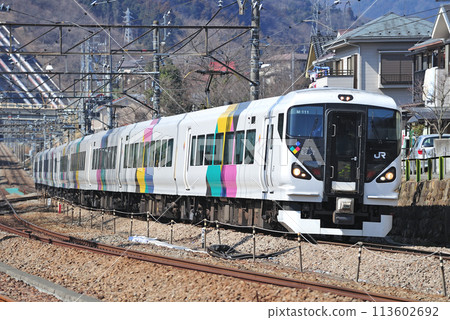 Chuo Main Line Yomotsu-Uenohara JR East E257 series M-111 formation (Matsumoto) Azusa Kaiji Chuo Main Line Yomotsu-Uenohara JR East E257 series M-111 formation (Matsumoto) Azusa Kaiji 113602692