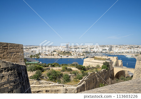 St. John bastion in Valletta, Malta 113603226