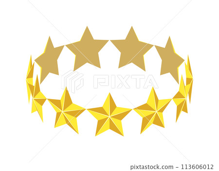 Illustration of a ring of stars Illustration of a ring of stars 113606012