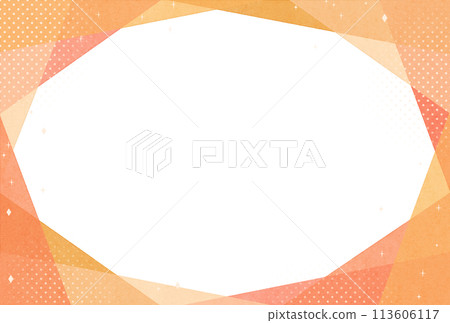 背景材質_水彩紋理_橙色 113606117