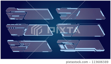 Interface frame border set - Stock Illustration [113606389] - PIXTA