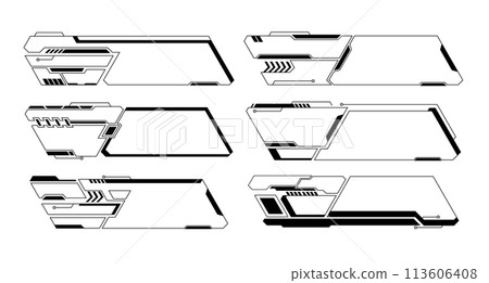 Interface frame border set 113606408